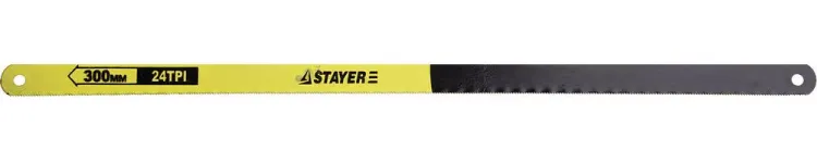 Полотно STAYER "STANDARD" для ножовки по металлу, 24TPI(1мм), 300мм, 2шт 1588-S2_z01 купить в Тюмени
