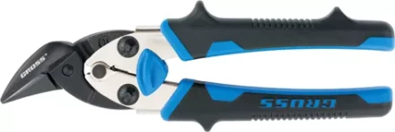 Ножницы по металлу&quot;PIRANHA&quot;МИНИ 185мм,прямой и правый рез,сталь-СrM,двухкомпонентные рукоятки GROSS 78361 купить в Тюмени