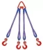 Строп текстильный четырехветвевой 4СТ 5 т  L=2 м  SF7 60 мм Звено РТ- 3 купить в Тюмени