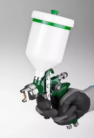 Краскопульт пневматический KRAFTOOL AirKraft, HVLP, c верхним бачком, 1,4мм 06522-1.4 купить в Тюмени