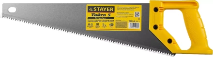 Ножовка ударопрочная (пила) STAYER ТАЙГА-5 400 мм, 5 TPI, быстрый рез поперек волокон, для крупных и средних заготовок 15061-40_z01 купить в Тюмени