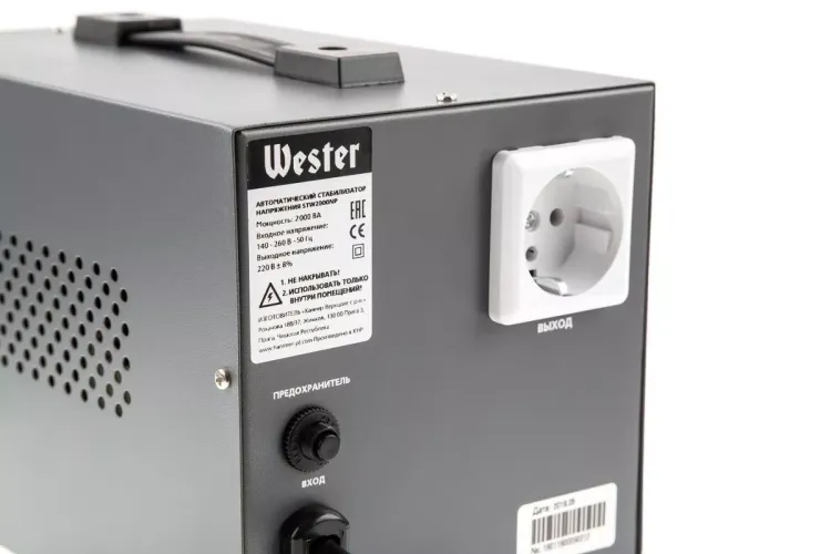 Стабилизатор напряжения WESTER STW2000NP купить в Тюмени