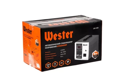 Стабилизатор напряжения WESTER STW2000NP купить в Тюмени
