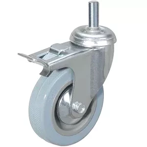 Колесо аппаратное поворотное SCtgb 55 125 мм с болтом и тормозом (F) 1003631 купить в Тюмени