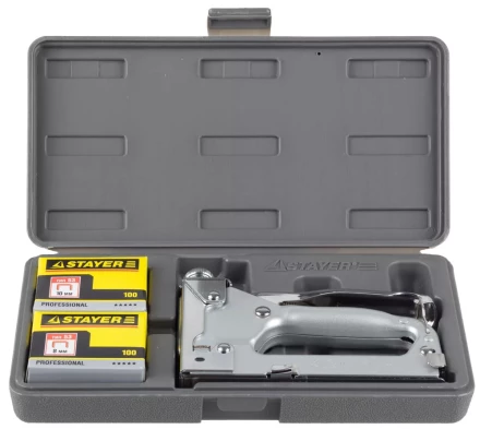 Степлер &quot;Pro 53&quot; для скоб тип 53 (4-14 мм), в кейсе, STAYER Professional 3150-H4_z01 купить в Тюмени