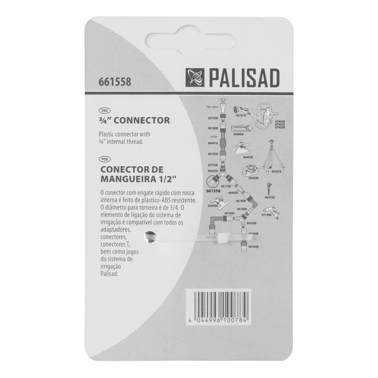 Соединитель пластмассовый быстросъемный, внутренняя резьба 3/4" Palisad 661558 купить в Тюмени