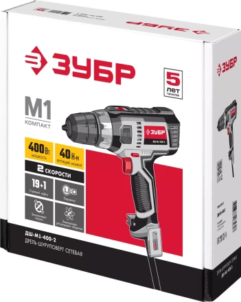 Дрель-шуруповерт сетевая ДШ-М1-400-2 серия МАСТЕР купить в Тюмени