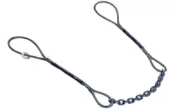 Строп комбинированный 0.9 т L=4 м L цепи=1.2 м заплет