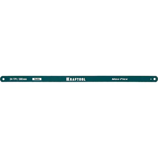 Полотно гибкое Max Flex, KRAFTOOL 15941-24-S2, безопасное, с волнообразной разводкой, 24 TPI, 2шт, 300мм 15941-24-S2 купить в Тюмени
