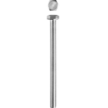 Болт ЗУБР &quot;МАСТЕР&quot; с шестигранной головкой, ГОСТ 7798-70, класс прочности 5.8, оцинкованный, M6x70мм, 5кг 303080-06-070 купить в Тюмени