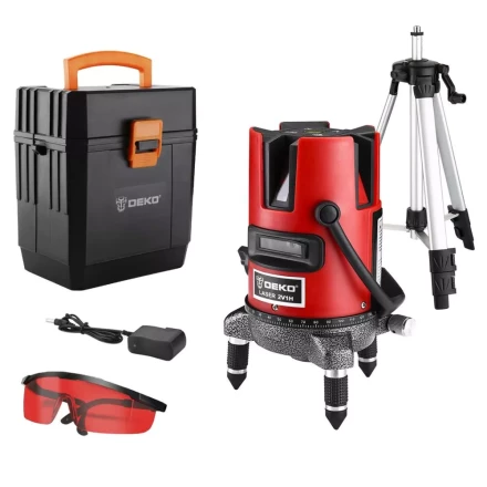 Уровень лазерный DEKO DKLL03RB SET 4, 065-0290 купить в Тюмени