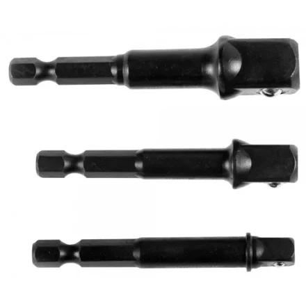 Набор адаптеров KRAFTOOL &quot;EXPERT&quot; для торцовых головок 1/4&quot;, 1/2&quot;, 3/8&quot;, 65 мм, 3 предмета 26775-H3 купить в Тюмени