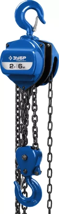 Таль цепная &quot;ТШ-2-6&quot; шестеренная, ЗУБР Профессионал 43082-2, 2т / 6м 43082-2_z01 купить в Тюмени