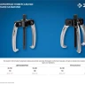 ЗУБР d 50 - 200 мм, шарнирный трехзахватный съемник с серповидными захватами, Профессионал (43323-160) купить в Тюмени