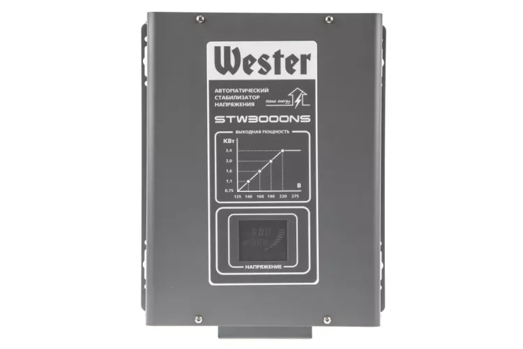Стабилизатор напряжения WESTER STW3000NS купить в Тюмени