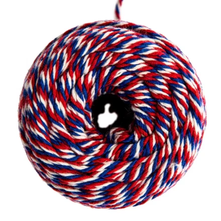 Нить ХБ 50 текс х 15, Сибртех 94154 триколор, 120 м в диспенсере, вес 90 гр +- 5%, Россия купить в Тюмени