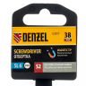 Отвертка, SL6x38 мм, S2, 3к рукоятка Denzel 122017 купить в Тюмени