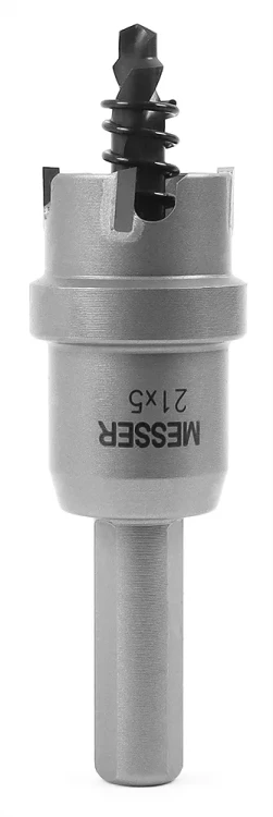 ТСТ коронка MESSER 21X5 с центрирующим сверлом и толкающей пружиной купить в Тюмени