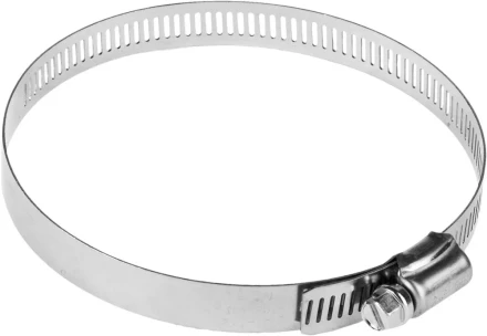 Хомуты ЗУБР &quot;ЭКСПЕРТ&quot;, нерж. сталь, просечная лента 12 мм, 91-114 мм, 2 шт 37815-091-114-2 купить в Тюмени