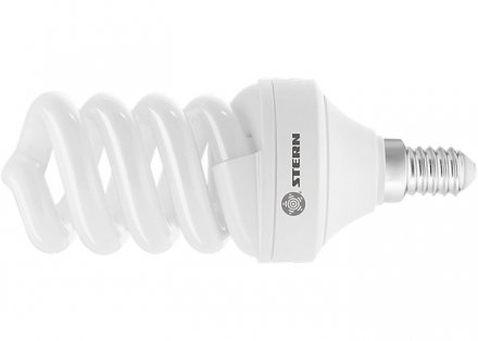 Лампа компактная люминесцентная спиральная 11W 2700K E14 8000ч Stern 90922 купить в Тюмени