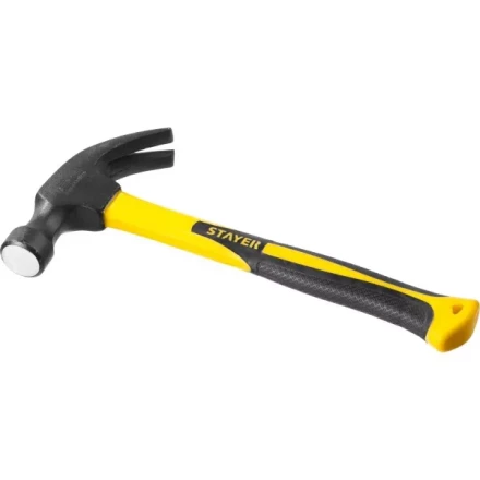 Молоток-гвоздодер &quot;Fiberglass&quot; с фиберглассовой рукояткой, 560 г, STAYER Professional 2026-560_z01 купить в Тюмени