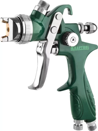 Краскопульт пневматический KRAFTOOL AirKraft, HVLP, с верхним бачком, 1,7мм 06522-1.7 купить в Тюмени