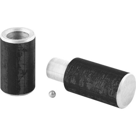 Петля гаражная с шаром D 25 x 140 мм 4 шт Россия Сибртех 920073 купить в Тюмени