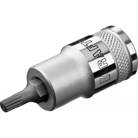 Торцовая бита-головка KRAFTOOL &quot;INDUSTRIE QUALITAT&quot;, материал S2, SPLINE, сатинированная, 1/2&quot;, M5 27911-05_z01 купить в Тюмени