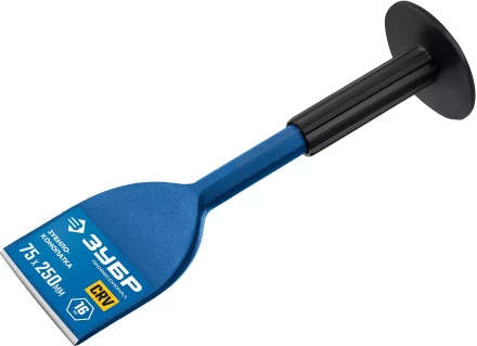 ЗУБР 75 х 250 мм, зубило-конопатка с протектором, Профессионал (2123-75) купить в Тюмени