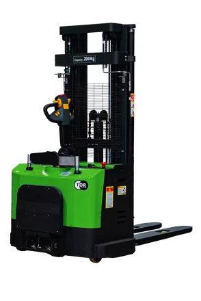 Штабелер самоходный 1,5 т 5,5 м TOR ES15T4 Li-ion 24/200 В/Ач ЭУР, Curtis, H-мачта (с платформой) 1048442 купить в Тюмени