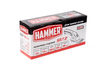 Аккумуляторные ножницы HAMMER SR7.2 купить в Тюмени