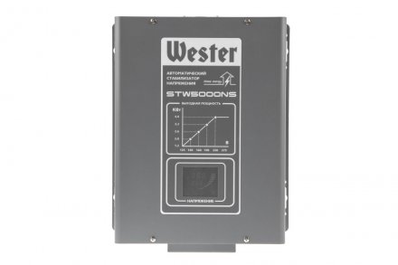Стабилизатор напряжения WESTER STW5000NS купить в Тюмени