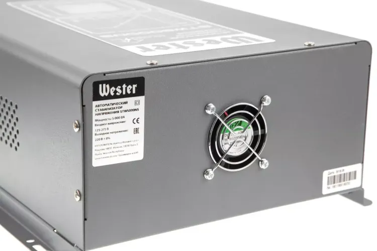 Стабилизатор напряжения WESTER STW5000NS купить в Тюмени