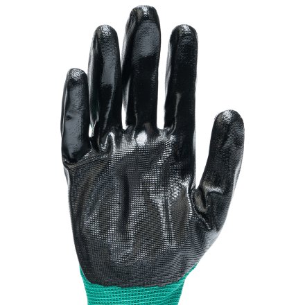 Перчатки полиэфирные с чёрным нитрильным покрытием, размер 9, 13 класс вязки// Palisad 678655 купить в Тюмени