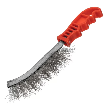 Щетка металлическая фосфатированная, пластиковая ручка Matrix 748325 купить в Тюмени