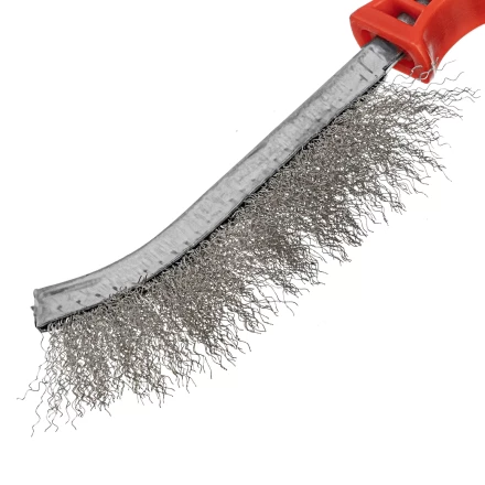 Щетка металлическая фосфатированная, пластиковая ручка Matrix 748325 купить в Тюмени