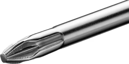 Отвертка KRAFTOOL, Cr-Mo-V сталь, двухкомпонентная противоскользящая рукоятка, PZ, №2x100мм 250073-2-100 купить в Тюмени