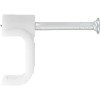 Скобы электроустановочные, 10 мм, прямоугольный профиль, 40 шт  СИБРТЕХ 47540 купить в Тюмени