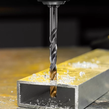 Сверло спиральное по металлу Denzel 7,5 x 109 мм, Р6М5, Golden Tip, 718238 купить в Тюмени