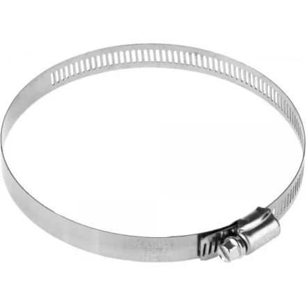 Хомуты ЗУБР &quot;ЭКСПЕРТ&quot;, нерж. сталь, просечная лента 12 мм, 105-127 мм, 2 шт 37815-105-127-2 купить в Тюмени