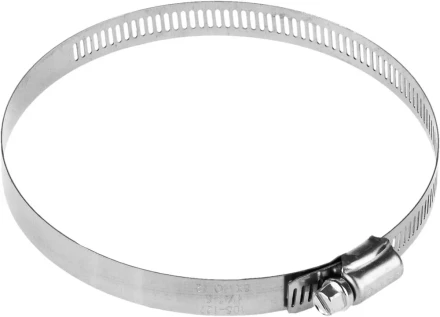 Хомуты ЗУБР &quot;ЭКСПЕРТ&quot;, нерж. сталь, просечная лента 12 мм, 105-127 мм, 2 шт 37815-105-127-2 купить в Тюмени