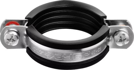 Хомут трубный с гайкой, оцинкованный, 1 1/2&quot;, 8шт, ЗУБР Мастер 37850-47-52 37850-47-52 купить в Тюмени