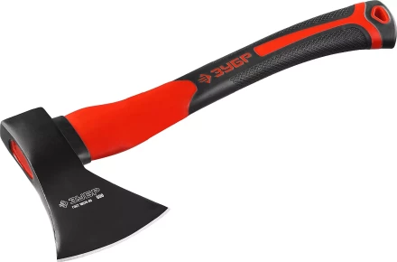 Топор ЗУБР &quot;МАСТЕР&quot; кованый с двухкомпонентной стеклопластиковой рукояткой, 0,6кг 2061-06 купить в Тюмени