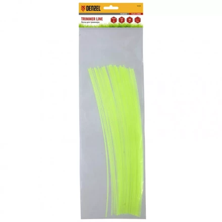 Леска для триммера круглая нарезанная 2 мм х 30 см 50 шт Flex cord Denzel 96100 купить в Тюмени
