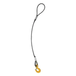 Строп канатный одноветвевой 1СК 1.5 т L=5 м с кч din 1.5 т канат din опрессовка