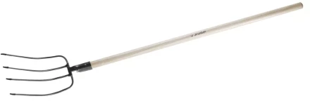 Вилы ЗУБР &quot;МАСТЕР&quot; ФАВОРИТ для компоста, деревянный черенок из ясеня, 315x220x1500мм 4-39563_z01 купить в Тюмени