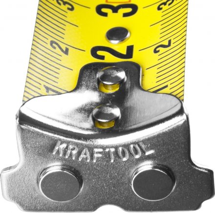 Рулетка KRAFTOOL GRAND, обрезиненный пластиковый корпус, 5м/25мм 34022-05-25 купить в Тюмени