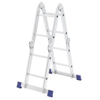 Лестница шарнирная алюминиевая Сибртех 4х2 97879 купить в Тюмени