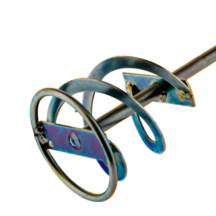 Миксер для красок и штукатурных смесей, 80 х 400 мм, оцинкованный, хвостовик SDS Plus Denzel 848827 купить в Тюмени