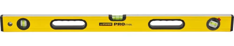 Уровень STAYER "PROFI" PROSTABIL профессион коробчатый, усилен, 2 фрезер поверхн, 3 ампулы (1 поворотная), ручки, 80 см 3471-080_z01 купить в Тюмени